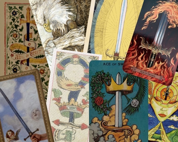 Tarot Arcano As de Espadas - Mazos